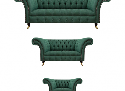Wunnzëmmer Set 3tlg Sofagarnitur Luxus Sofas Nei Polstermöbel Textil